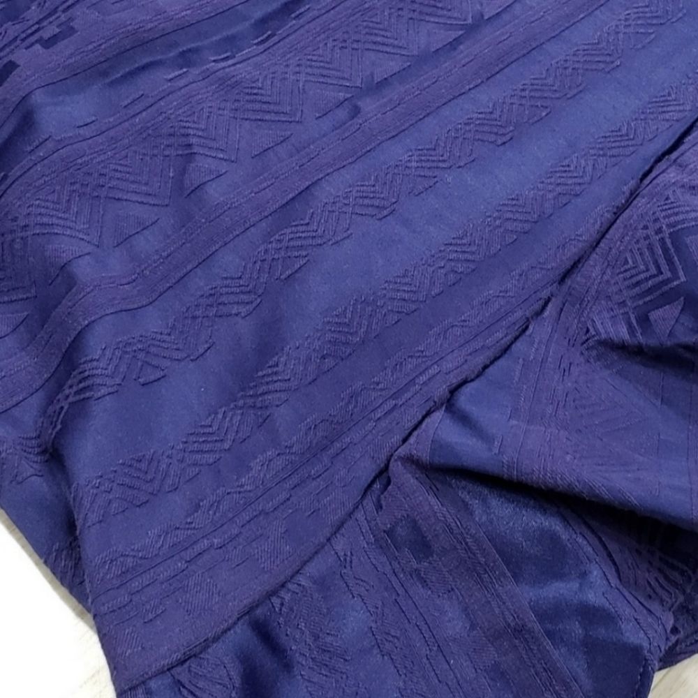 NYDJ Layla Blue Jacquard Dress - Picture 7 of 8